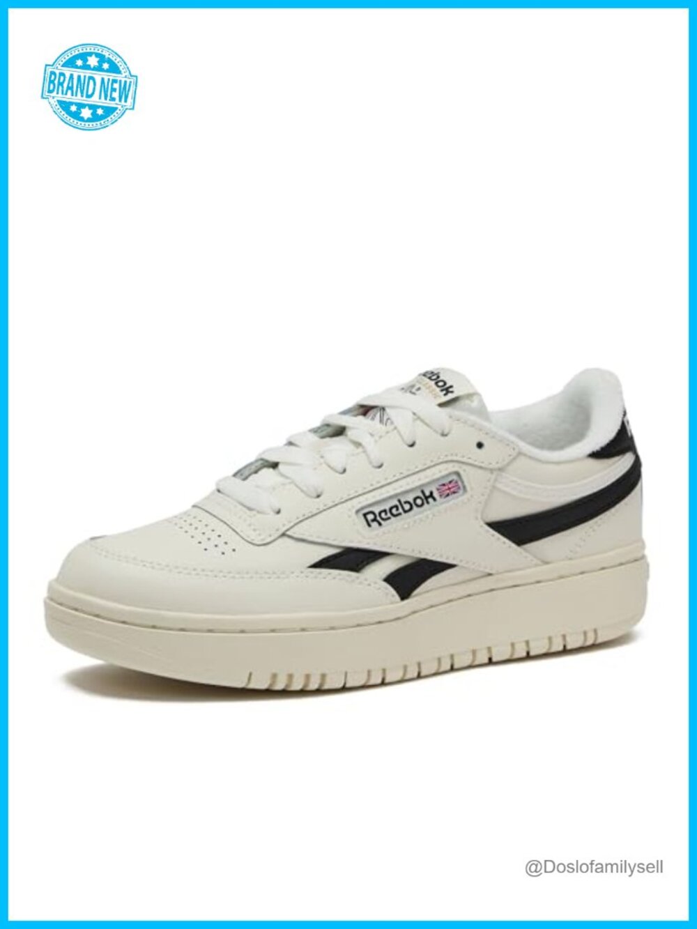 Platform Sneakers Leather Perforated Lace-Up Casual Tennis Walking Shoes